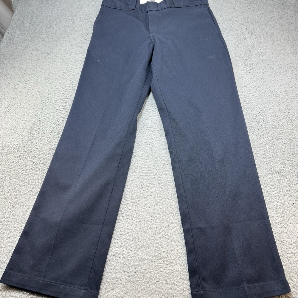 Dickies Men's Navy Chinos work utility pants original fit 34x32